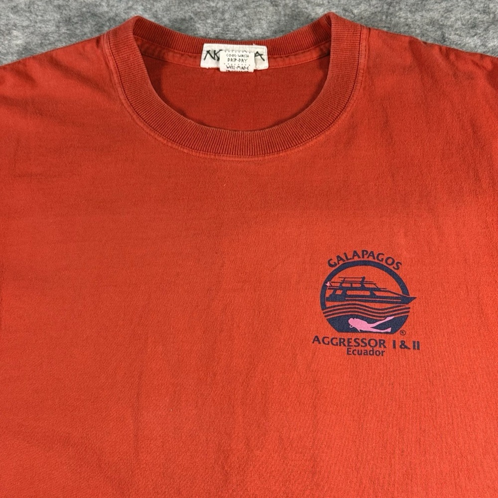 Galapagos‎ Aggressor I & II T-Shirt  Unisex Men Red